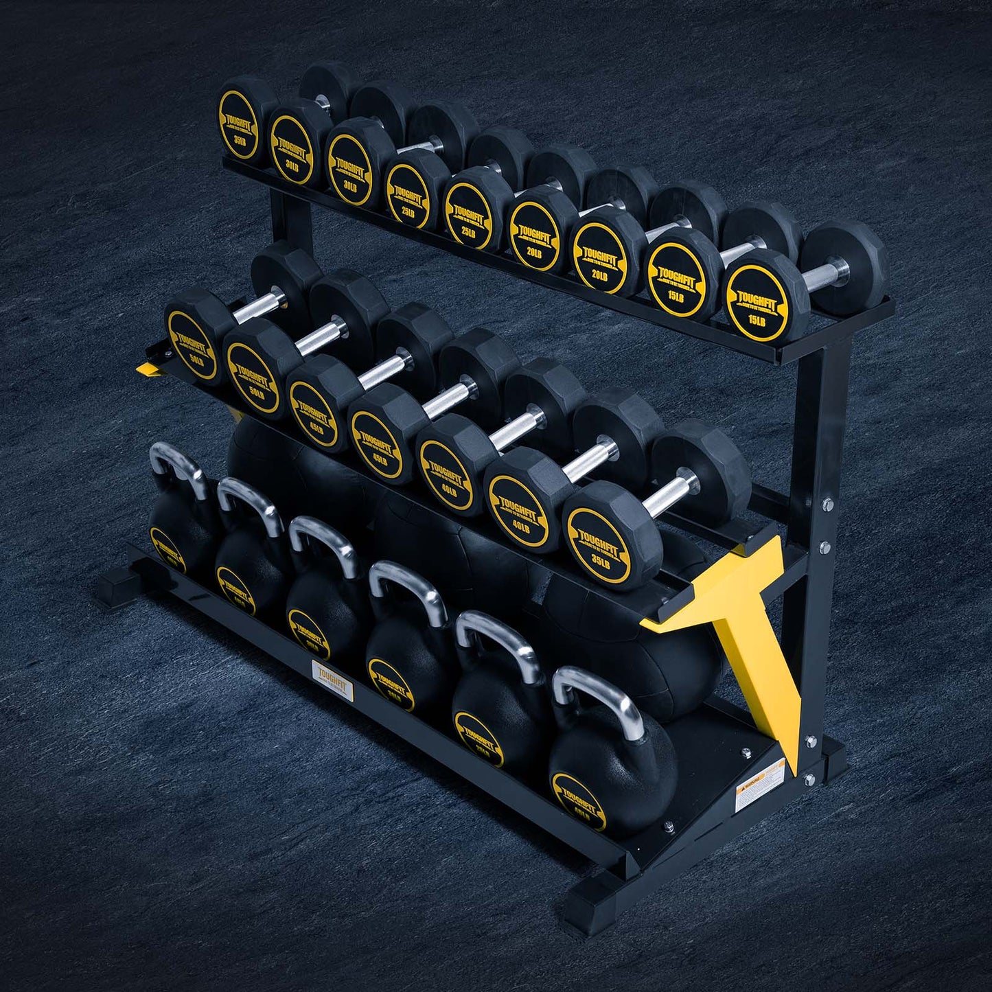 ToughFit Decagon PEV Dumbbell Set 120-270LBS
