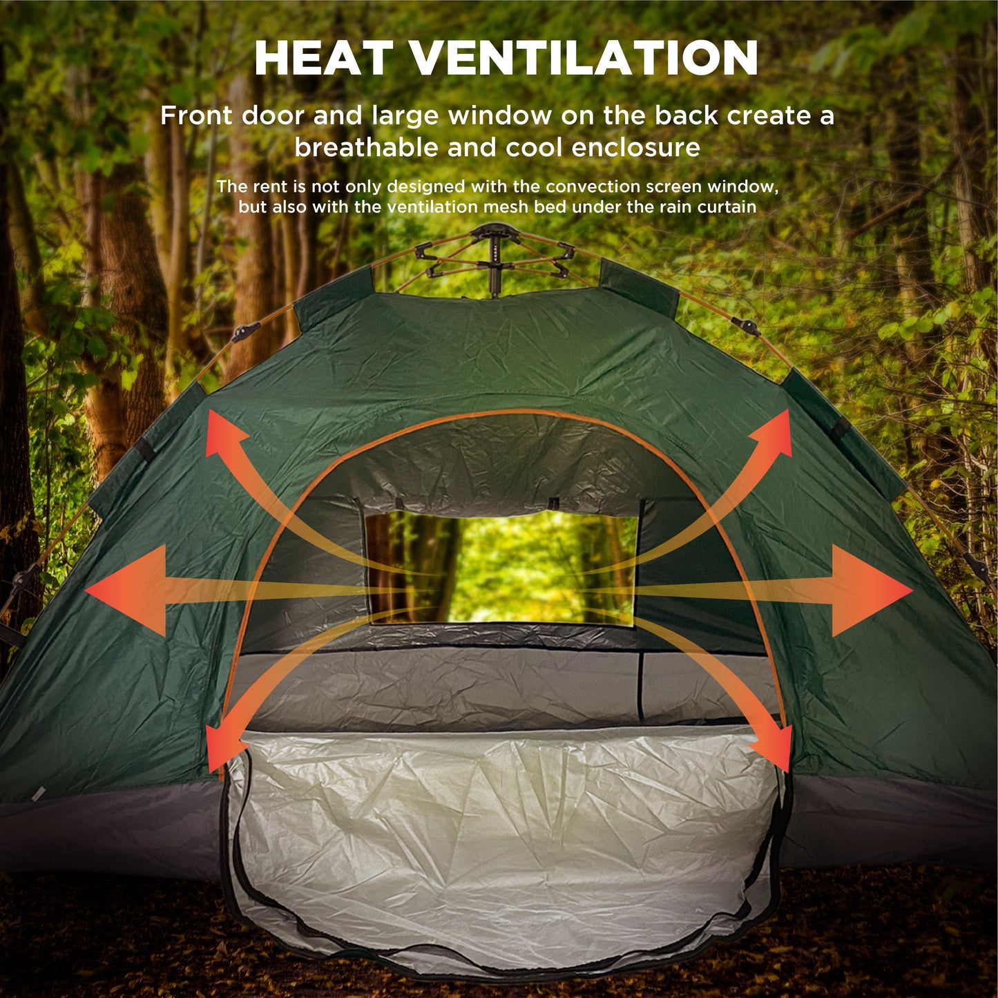 Lifedge Outdoor Crane Creek 2P/3P Camping and Backpacking Tents & Footprints