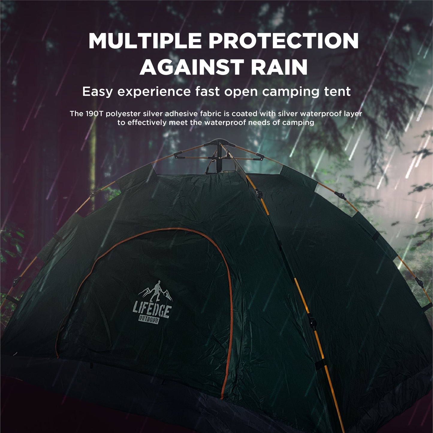 Lifedge Outdoor Crane Creek 2P/3P Camping and Backpacking Tents & Footprints