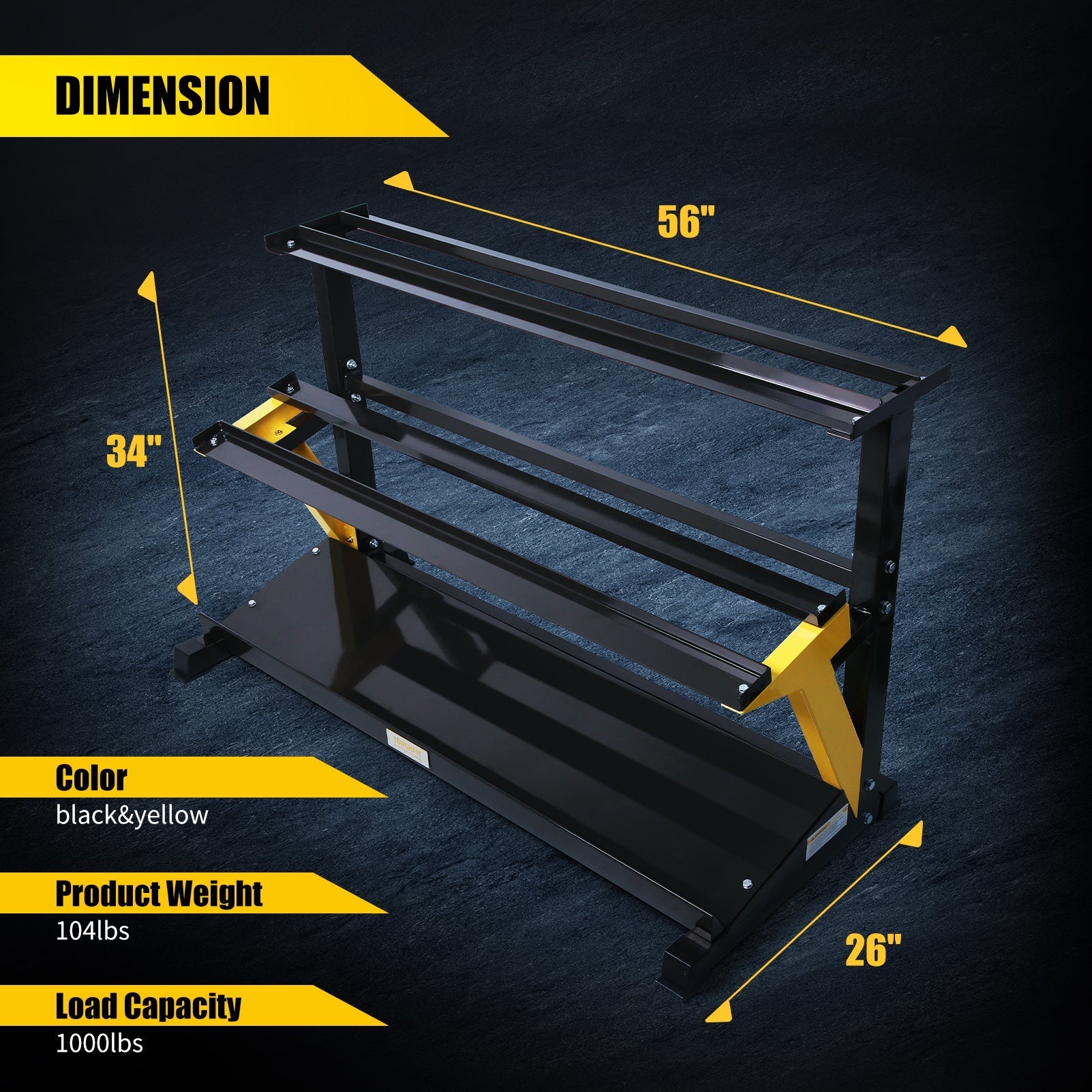 Dumbbell Rack Dimension