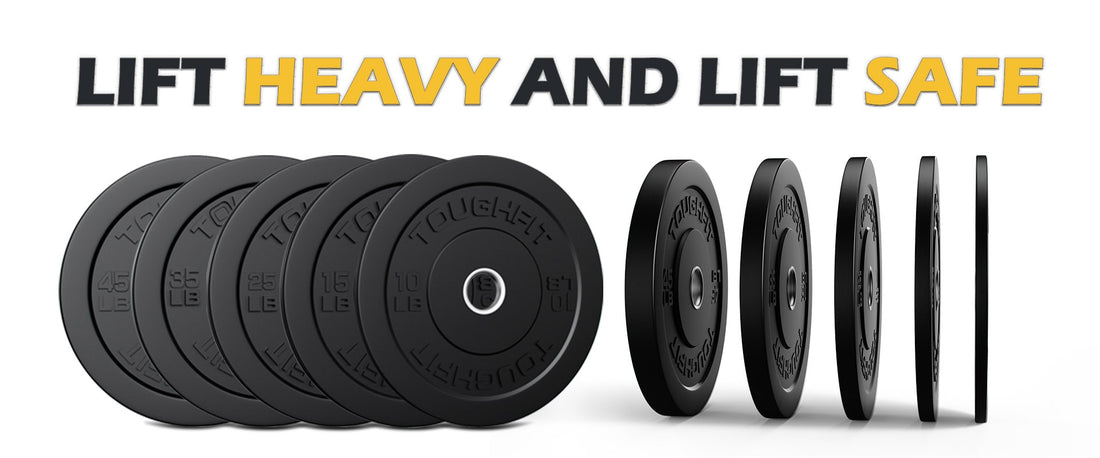 Lift Heavy and Lift Safe with Toughfit Bumper Plates