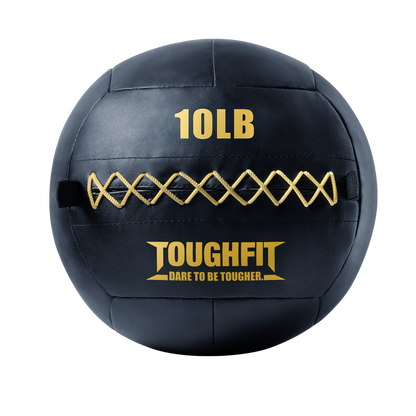 ToughFit Soft Leather Medicine Wall Ball