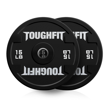 ToughFit Color Olympic Weight Plates Bumper Plates Set