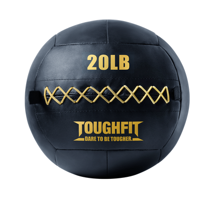 ToughFit Soft Leather Medicine Wall Ball