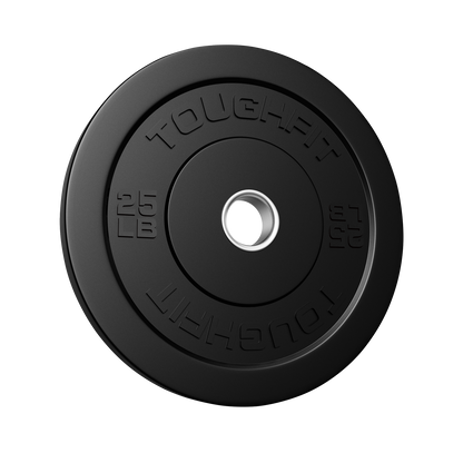 ToughFit Black Olympic Weight Plates Bumper Plates Set