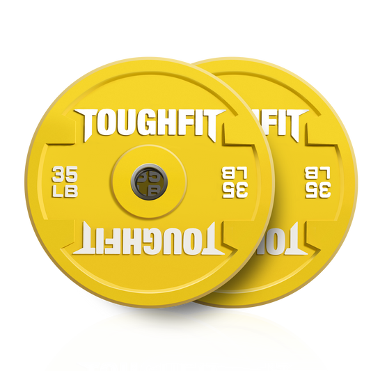 ToughFit Color Olympic Weight Plates Bumper Plates Set