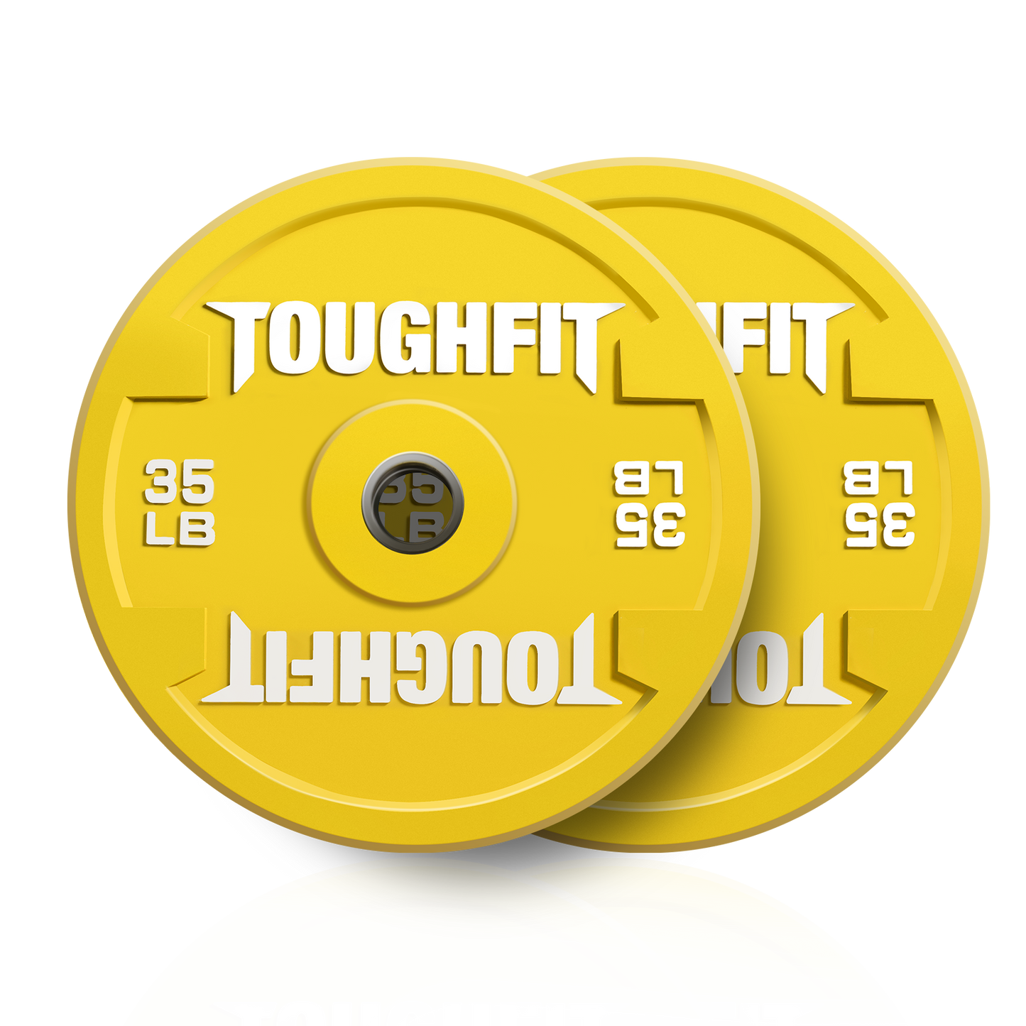 ToughFit Color Olympic Weight Plates Bumper Plates Set