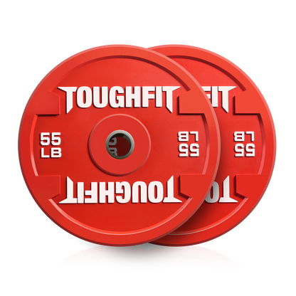ToughFit Color Olympic Weight Plates Bumper Plates Set