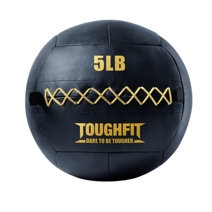 ToughFit Soft Leather Medicine Wall Ball