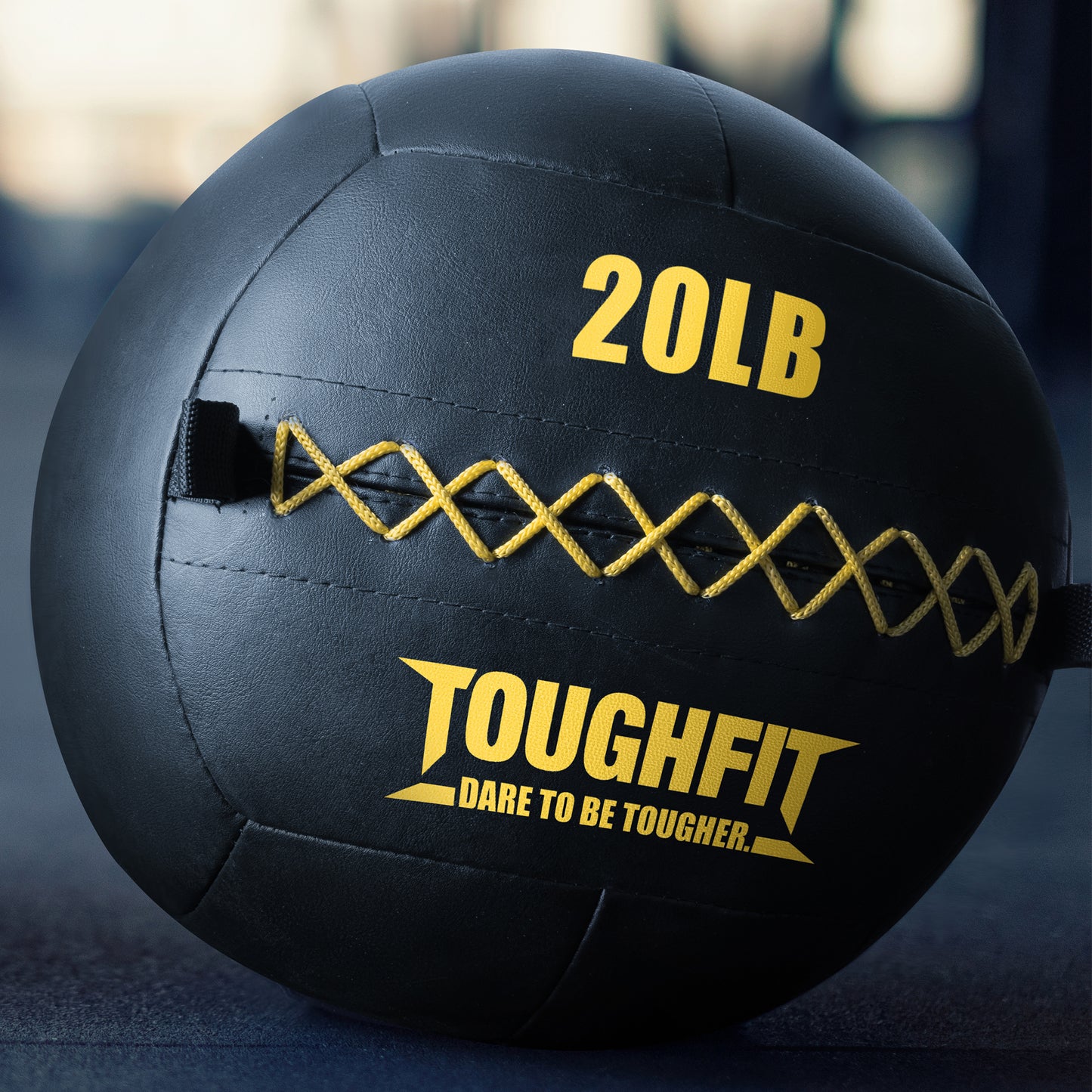 ToughFit Soft Leather Medicine Wall Ball